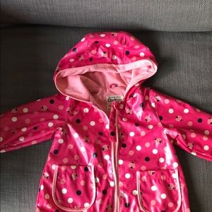 Oshkosh ladybug rain coat 18 month